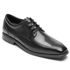 Oxfords E Cadarços>Rockport Avental de trabalho masculino Dressports Toe Oxford Preto
