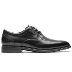 Oxfords E Cadarços>Rockport Avental de trabalho masculino Dressports Toe Oxford Preto