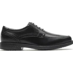 Oxfords E Cadarços>Rockport Avental Masculino Style Leader 2 Biqueira Oxford Preto