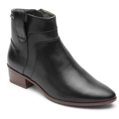 Botas E Botas>Rockport Bota em camadas impermeável Geovana feminina Preto Lthr Wp