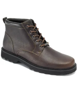 Botas>Rockport Bota masculina Northfield à prova d'água com bico liso Chocolate