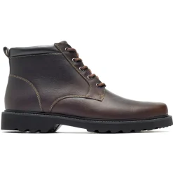 Botas>Rockport Bota masculina Northfield à prova d'água com bico liso Chocolate