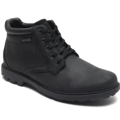 Botas>Rockport Bota masculina Storm Surge com bico liso Preto