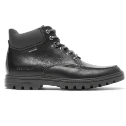 Botas>Rockport Bota Moc Toe masculina para clima ou não à prova d'água Couro preto