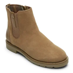 Botas E Botas>Rockport Botinha Kacey Feminina Mocha Latte Camurça