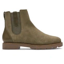 Botas E Botas>Rockport Botinha Kacey Feminina Camurça Florestal