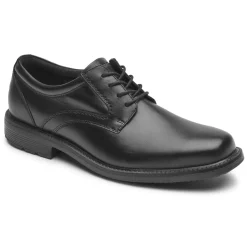 Oxfords E Cadarços>Rockport Estilo Masculino Líder 2 Biqueira Simples Oxford Preto
