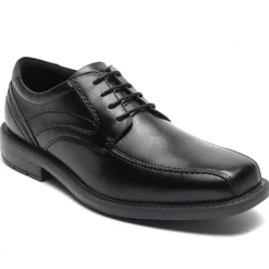 Oxfords E Cadarços>Rockport Estilo Masculino Leader 2 Bike Toe Oxford Preto