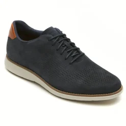 Oxfords E Cadarços>Rockport Garett Oxford Moderno Masculino Novo vestido azul