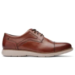 Oxfords E Cadarços>Rockport Masculino Garett Cap Toe Oxford Novo gradiente marrom
