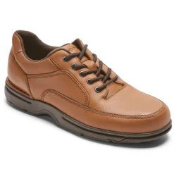 Tênis>Rockport Masculino Ridgefield Eureka com cordões Tan Lea