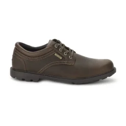 Oxfords E Cadarços>Rockport Masculino Storm Surge Biqueira Simples Oxford bronzeado