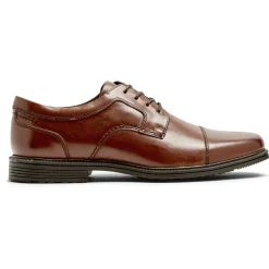 Oxfords E Cadarços>Rockport Masculino Taylor impermeável boné biqueira Oxford bronzeado
