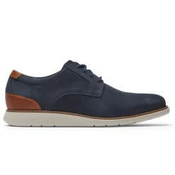 Oxfords E Cadarços>Rockport Masculino Total Motion Craft Oxford Novo vestido azul