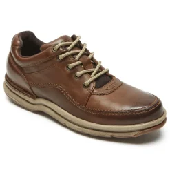 Tênis>Rockport Masculino World Tour Classic Lace Up Couro Marrom