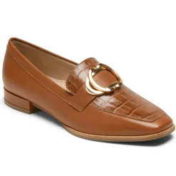 Mocassins>Rockport Mocassim feminino com anel Santana Tan Lthr