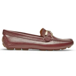 Mocassins>Rockport Mocassim feminino com fivela Bayview Porto Tawny Lthr