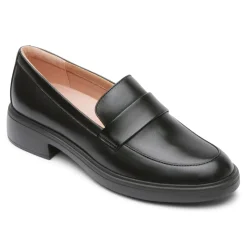 Mocassins>Rockport Mocassim Lennox Total Motion Feminino Preto