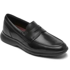 Mocassins E Slip-ons>Rockport Mocassim masculino Truflex Dressports Penny Preto