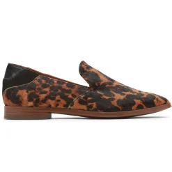 Mocassins>Rockport Mocassim Perpétua Feminino Leopardo