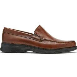 Mocassins E Slip-ons>Rockport Mocassim Veneziano Palmer Masculino Conhaque Antigo