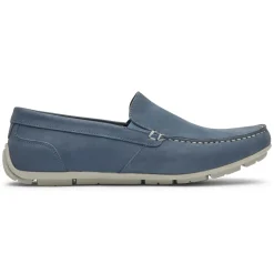 Mocassins E Slip-ons>Rockport Mocassim Warner Masculino Azul denim