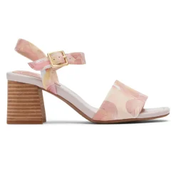 Saltos>Rockport Mulhereses Oh alegria! Salto Farrah com 2 tiras Rosa pictórico