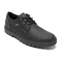 Oxfords E Cadarços>Rockport O clima masculino ou Oxford não impermeável Couro preto