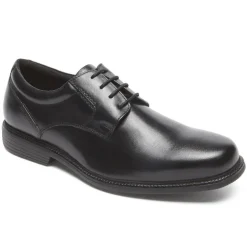 Oxfords E Cadarços>Rockport Oxford masculino Charles Road com bico liso Preto