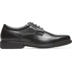 Oxfords E Cadarços>Rockport Oxford masculino Charles Road com bico liso Preto