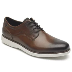 Oxfords E Cadarços>Rockport Oxford masculino Garett com bico liso Conhaque