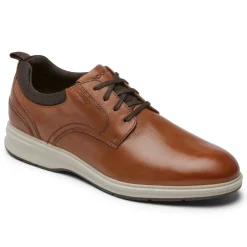 Oxfords E Cadarços>Rockport Oxford masculino Total Motion City com bico liso Bronzeado caído