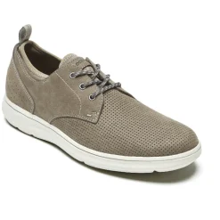 Oxfords E Cadarços>Rockport Oxford masculino Zaden com bico liso Breen Perfurado Nub