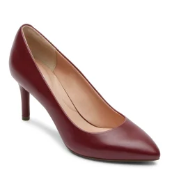 Saltos>Rockport Salto bico fino feminino Total Motion 75mm Couro de amora