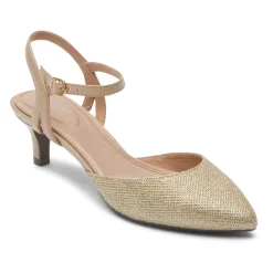 Saltos>Rockport Salto feminino com tira no tornozelo Total Motion Kalila Glamour nu