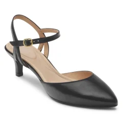 Saltos>Rockport Salto feminino com tira no tornozelo Total Motion Kalila Preto