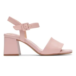 Saltos>Rockport Salto feminino Farrah com 2 tiras Rosa