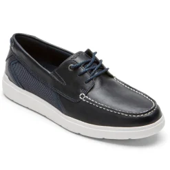 Sapatos De Barco>Rockport Sapato de barco masculino Total Motion Lite Novo vestido azul