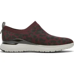Sapatos>Rockport Sapato feminino Total Motion Sport de alto deslizamento Leopardo Sangue Boi