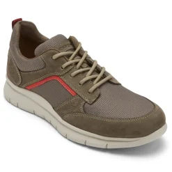 Tênis>Rockport Tênis casual masculino para guarda-lamas no horário nobre Couro de malha Breen