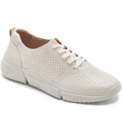 Tênis>Rockport Tênis feminino R-Evolution lavável com cadarço Branco Lavável