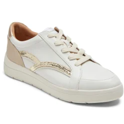 Tênis>Rockport Tênis feminino Truflex Navya retrô Branco Festa Têxtil/Sintético
