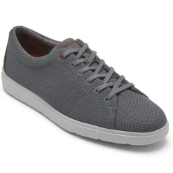Tênis>Rockport Tênis masculino Total Motion Lite Mesh com renda na ponta dos pés Aço cinza
