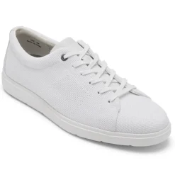 Tênis>Rockport Tênis masculino Total Motion Lite Mesh com renda na ponta dos pés Branco